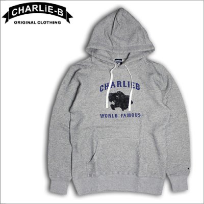 画像1: 【70%OFF】CharlieB チャーリービー Panter P/Oパーカー GRAY 