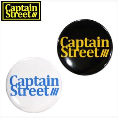 画像1: CAPTAIN STREET OG LOGO 缶バッチ 2カラー キャプテンストリート