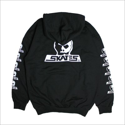 画像2: 【送料無料】SKULL SKATES スカルスケーツ Logo P/Oパーカー BLACK