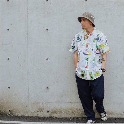 画像6: 【送料無料】KustomStyle カスタムスタイル CLASSIC WHEELS クライミングパンツ NAVY