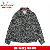 【送料無料】COOKMAN クックマン Delivery JKT PAISLEY BLACK