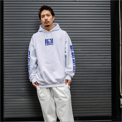 画像9: 【送料無料】SKULL SKATES スカルスケーツ MOONSET P/Oパーカー(限定カラー) WHITE/NAVY