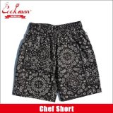 COOKMAN クックマン Chef ショーツ PAISLEY BLACK