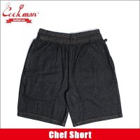 COOKMAN クックマン Chef ショーツ BLACKDENIM
