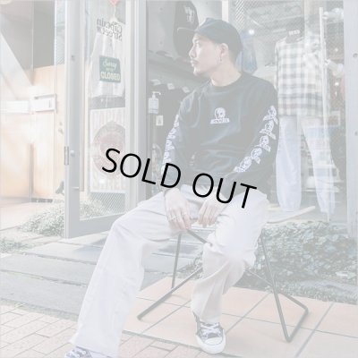画像8: 【送料無料】SKULL SKATES スカルスケーツ Logo L/S Tee BLACK/WHITE