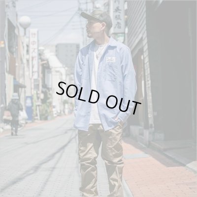 画像8: 【50％OFF】CAPTAIN STREET LOW LIFE L/S ワークシャツ L.BLUE キャプテンストリート