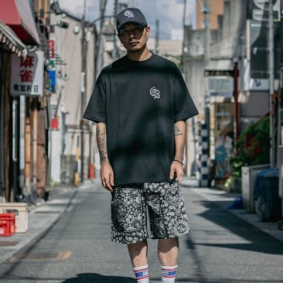 画像8: COOKMAN クックマン Chef ショーツ PAISLEY BLACK