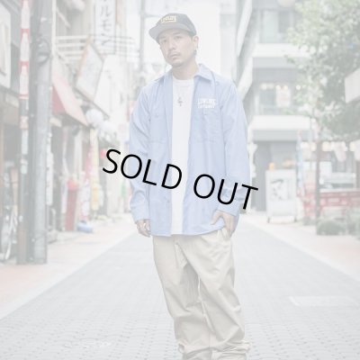 画像10: 【50％OFF】CAPTAIN STREET LOW LIFE L/S ワークシャツ L.BLUE キャプテンストリート