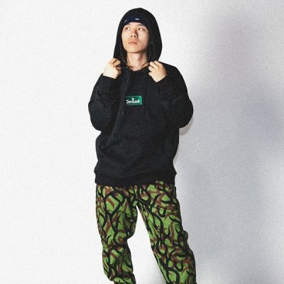 画像4: 【送料無料】Deviluse デビルユース Green Box Logo P/Oパーカー BLACK