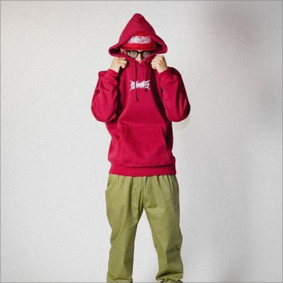 画像8: 【40％OFF】【送料無料】CharlieB チャーリービー DM Logo P/Oパーカー BURGUNDY