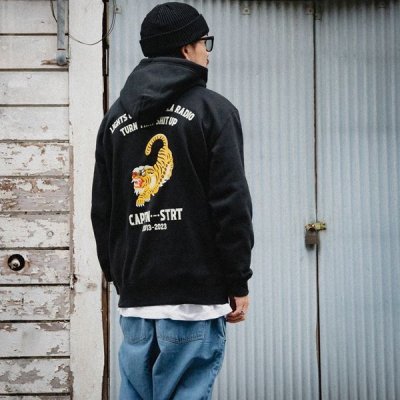 画像9: 【20％OFF】【送料無料】CAPTAIN STREET VT P/Oパーカー BLACK キャプテンストリート