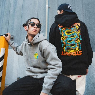 画像10: 【送料無料】CAPTAIN STREET TD P/Oパーカー GRAY キャプテンストリート