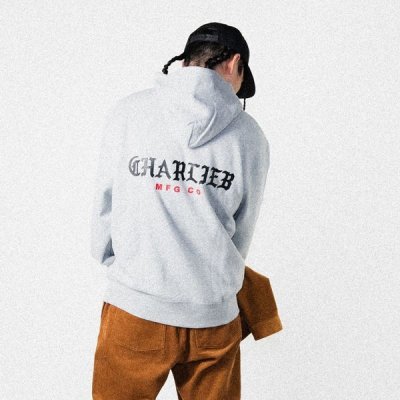画像12: 【40％OFF】【送料無料】CharlieB チャーリービー BLKLT P/Oパーカー GRAY