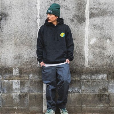 画像11: 【送料無料】CAPTAIN STREET TD P/Oパーカー BLACK キャプテンストリート