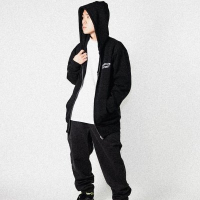 画像8: 【送料無料】CAPTAIN STREET FO ZIPパーカー BLACK キャプテンストリート