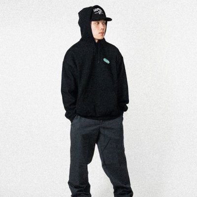 画像6: 【送料無料】KustomStyle カスタムスタイル MOTOR COMPANY プルオーバーパーカー BLACK