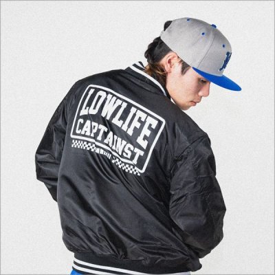 画像13: 【送料無料】CAPTAIN STREET LOW LIFE STADIUM JKT BLACK キャプテンストリート