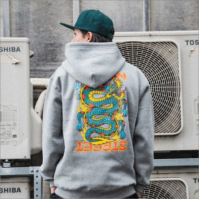 画像14: 【送料無料】CAPTAIN STREET TD P/Oパーカー GRAY キャプテンストリート