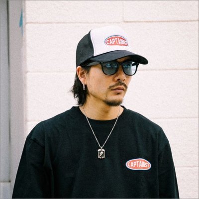 画像5: CAPTAIN STREET Oval Logo メッシュキャップ BLACK/WHITE キャプテンストリート