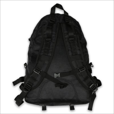 画像2: 【送料無料】KustomStyle カスタムスタイル BANDANA BACK PACK BLACK/BLACK