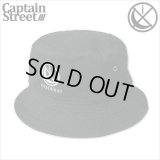 【20％OFF】CAPTAIN STREET isxnot コラボバケットハット BLACK キャプテンストリート