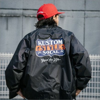 画像8: 【送料無料】KustomStyle カスタムスタイル GOOD FOR LIFE コーチJKT BLACK