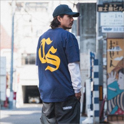 画像8: 【20％OFF】CAPTAIN STREET Old CS Tシャツ INDIGO キャプテンストリート
