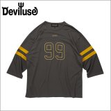 Deviluse デビルユース Football Tシャツ CHARCOAL