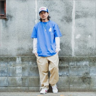 画像7: 【20％OFF】CAPTAIN STREET Hand Sign Tシャツ BLUE キャプテンストリート