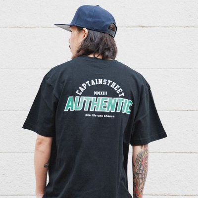 画像8: 【20％OFF】CAPTAIN STREET AUTHENTIC Tシャツ BLACK キャプテンストリート