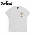 Deviluse デビルユース Prickly Flower Tシャツ WHITE