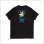 画像2: Deviluse デビルユース Prickly Flower Tシャツ BLACK (2)