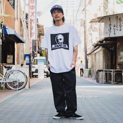 画像7: 【送料無料】SKULL SKATES スカルスケーツ SURF BOX BURBS Tシャツ WHITE