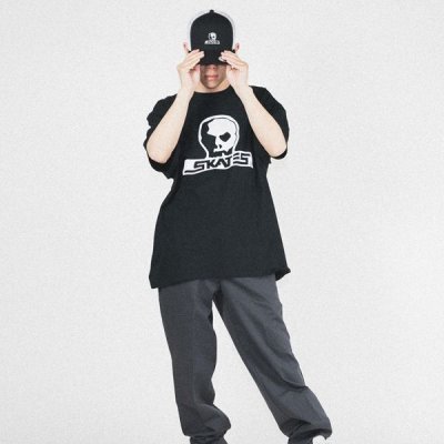 画像5: 【送料無料】SKULL SKATES スカルスケーツ BURBS Tシャツ BLACK/WHITE