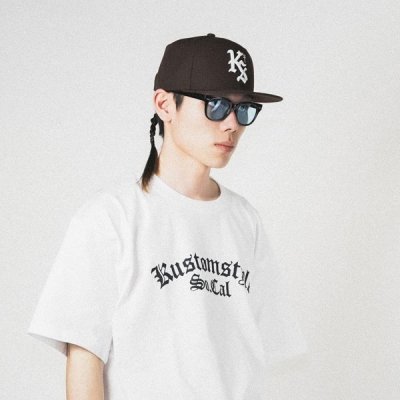 画像5: KustomStyle カスタムスタイル LOCK CITY スナップバックCAP DARK BROWN
