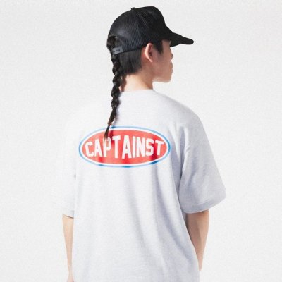 画像11: 【20％OFF】【送料無料】CAPTAIN STREET Oval Logo スウェットTシャツ ASH キャプテンストリート