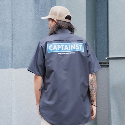 画像10: 【20％OFF】【送料無料】CAPTAIN STREET RS S/Sワークシャツ CHARCOAL キャプテンストリート