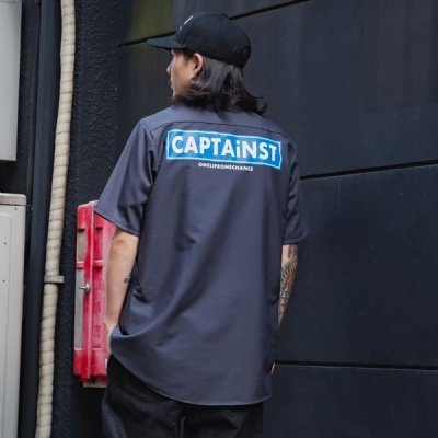 画像12: 【20％OFF】【送料無料】CAPTAIN STREET RS S/Sワークシャツ CHARCOAL キャプテンストリート