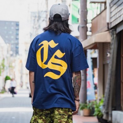 画像12: 【20％OFF】CAPTAIN STREET Old CS Tシャツ INDIGO キャプテンストリート