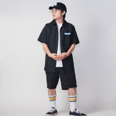 画像9: 【20％OFF】【送料無料】CAPTAIN STREET RS S/Sワークシャツ BLACK キャプテンストリート