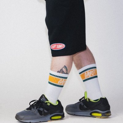 画像8: 【20％OFF】【送料無料】CAPTAIN STREET Oval Logo スウェットショーツ BLACK キャプテンストリート