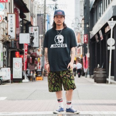 画像7: 【送料無料】SKULL SKATES スカルスケーツ BURBS Tシャツ BLACK/WHITE