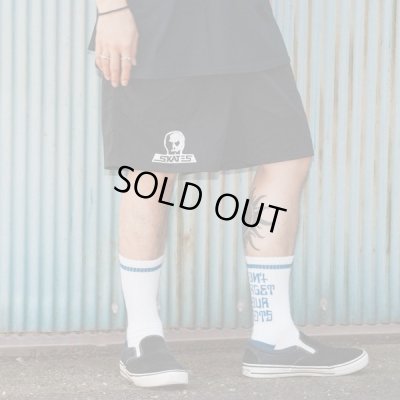 画像6: 【送料無料】SKULL SKATES スカルスケーツ SKULLロゴ ナイロンショーツ BLACK