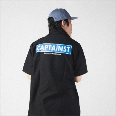 画像11: 【20％OFF】【送料無料】CAPTAIN STREET RS S/Sワークシャツ BLACK キャプテンストリート
