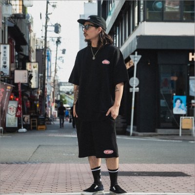 画像9: 【20％OFF】【送料無料】CAPTAIN STREET Oval Logo スウェットショーツ BLACK キャプテンストリート