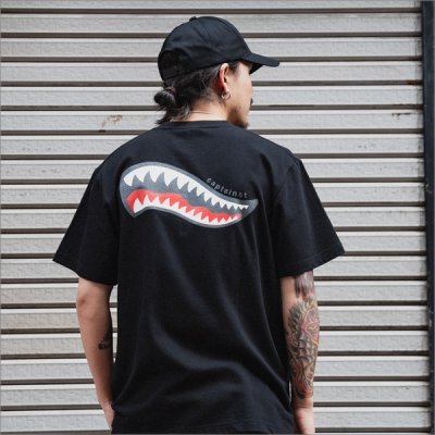 画像10: CAPTAIN STREET Shark Mouth Tシャツ BLACK キャプテンストリート