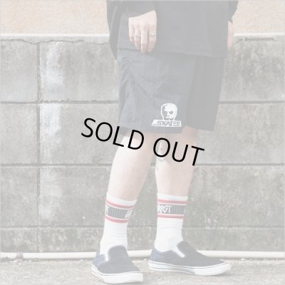 画像7: 【送料無料】SKULL SKATES スカルスケーツ SKULLロゴ ナイロンショーツ BLACK