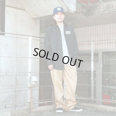 画像13: 【50％OFF】CAPTAIN STREET LOW LIFE L/S ワークシャツ BLACK キャプテンストリート
