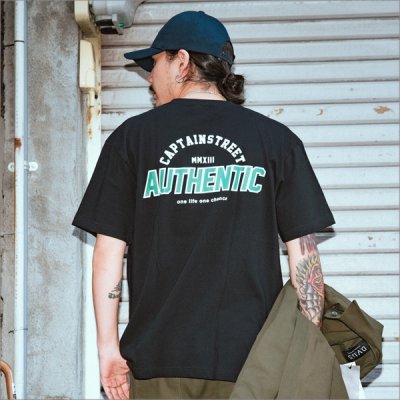 画像12: 【20％OFF】CAPTAIN STREET AUTHENTIC Tシャツ BLACK キャプテンストリート