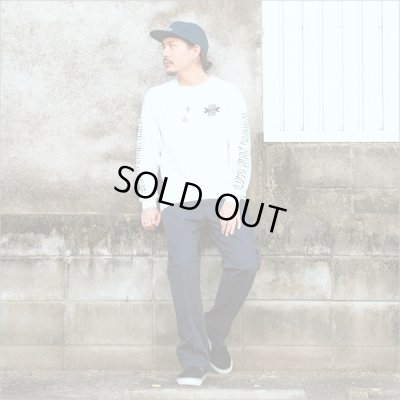 画像10: 【40％OFF】BLUCO ブルコ PRINT L/S TEE -WORKIN CLASS EYES- WHITE/BLACK